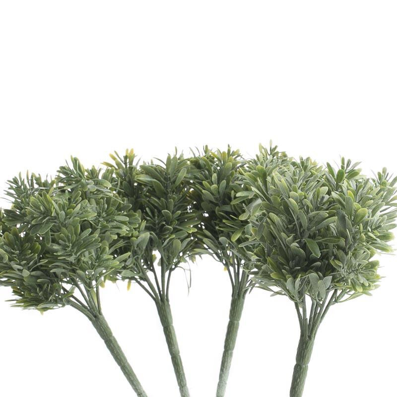Package of 4 Small Artificial Shrub 9″ Floral Bushes