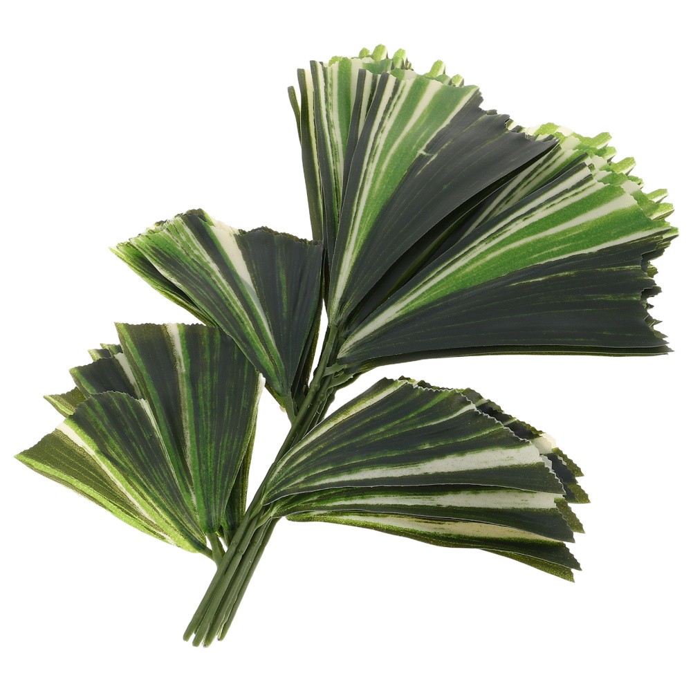 10 PCS Artificial Greenery Stems for Vase Leaves Crafts Palm Leaf
