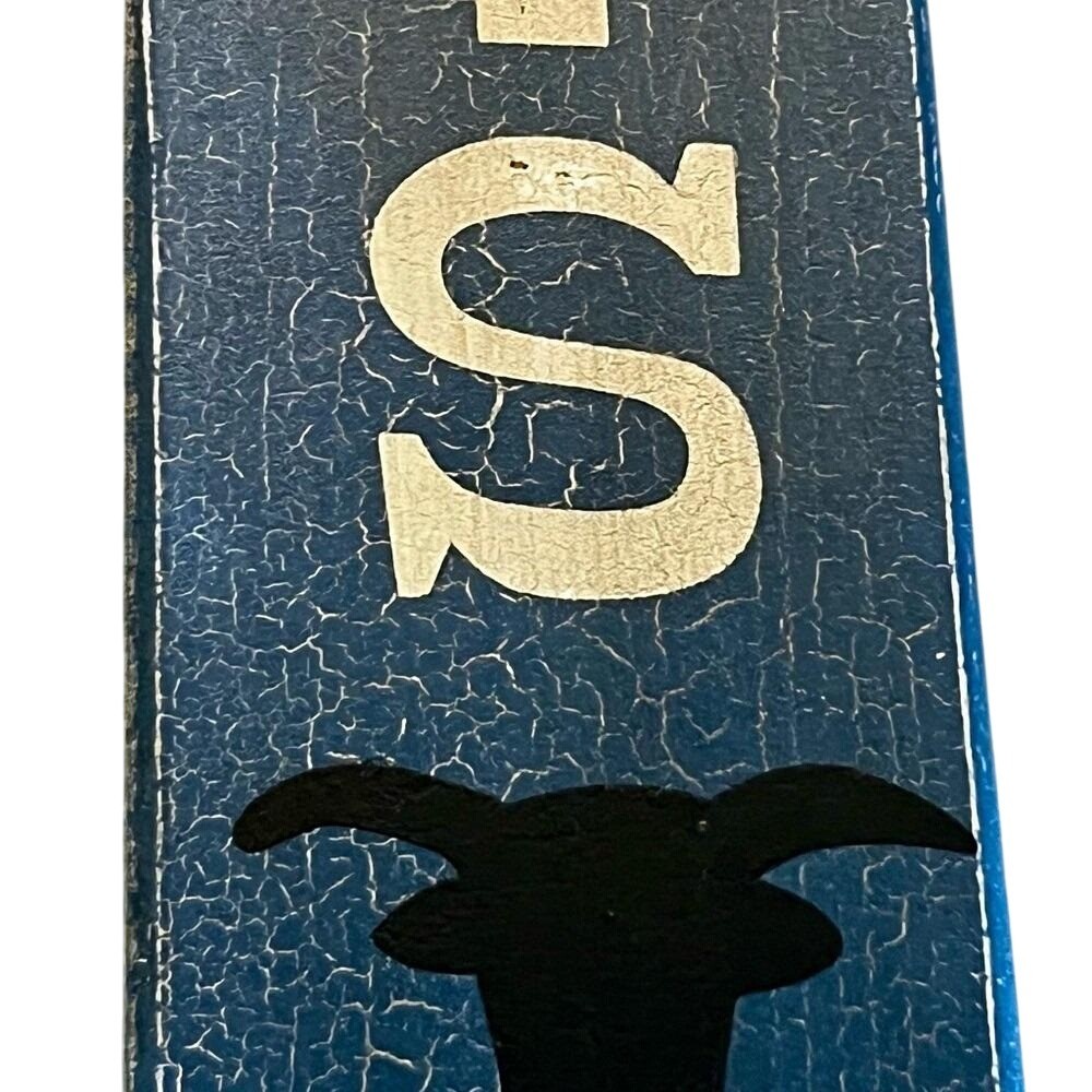 Blue And Gray Cowboys Wall Sign. 24″X3″