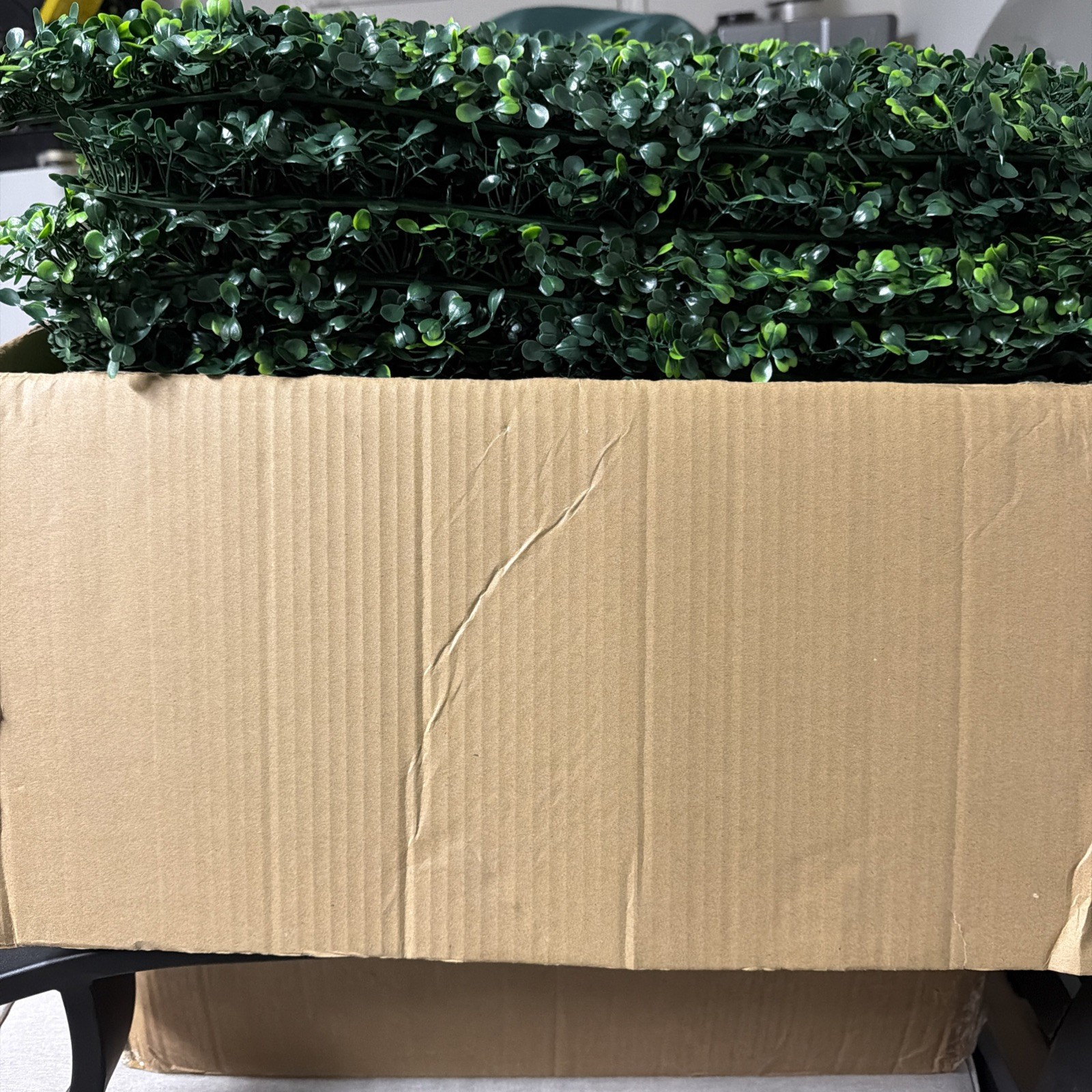 24Pcs Artifical Boxwood Panels (Open – Box / New)