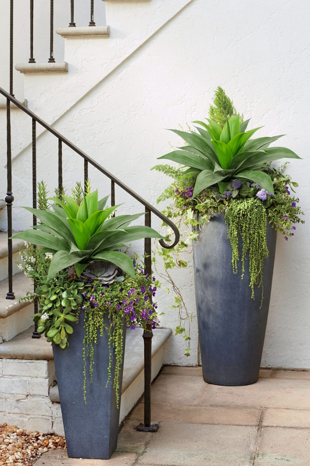Artificial Agave Succulent Plants, 24 Inch Large Size, Faux Succulents Stems …