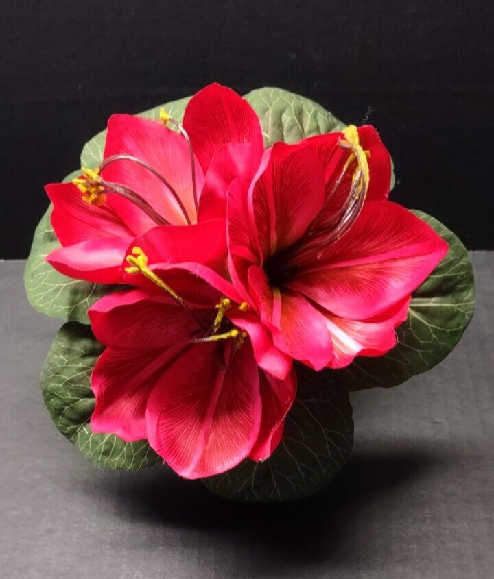 Artificial amaryllis flower table favor decoration