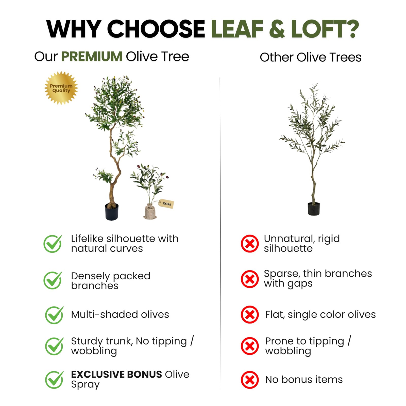 Fake Olive Tree 6.0 Feet – Artificial Plants Indoor, Faux Olive Tree, Fake Tr…