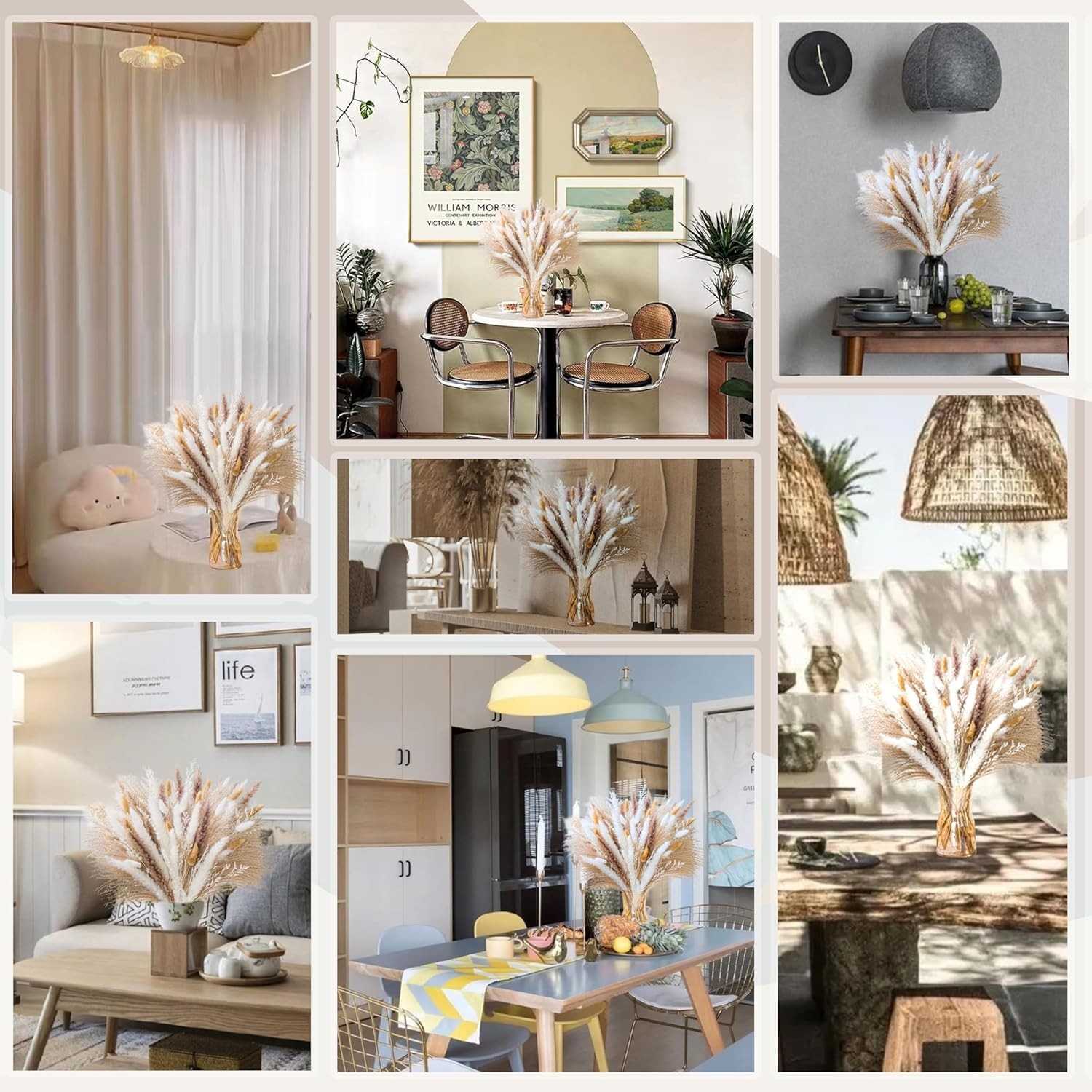 Sustainable Pampas Grass Variety – 93PCS Dried Bouquet for Home and Events
