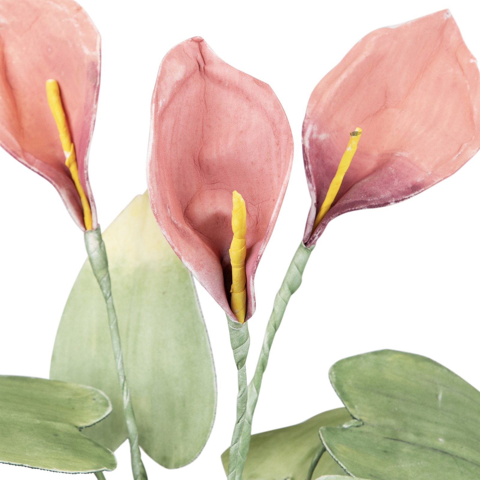 Northlight 19″ Pink and Green Artificial Decorative Calla Lily Plant
