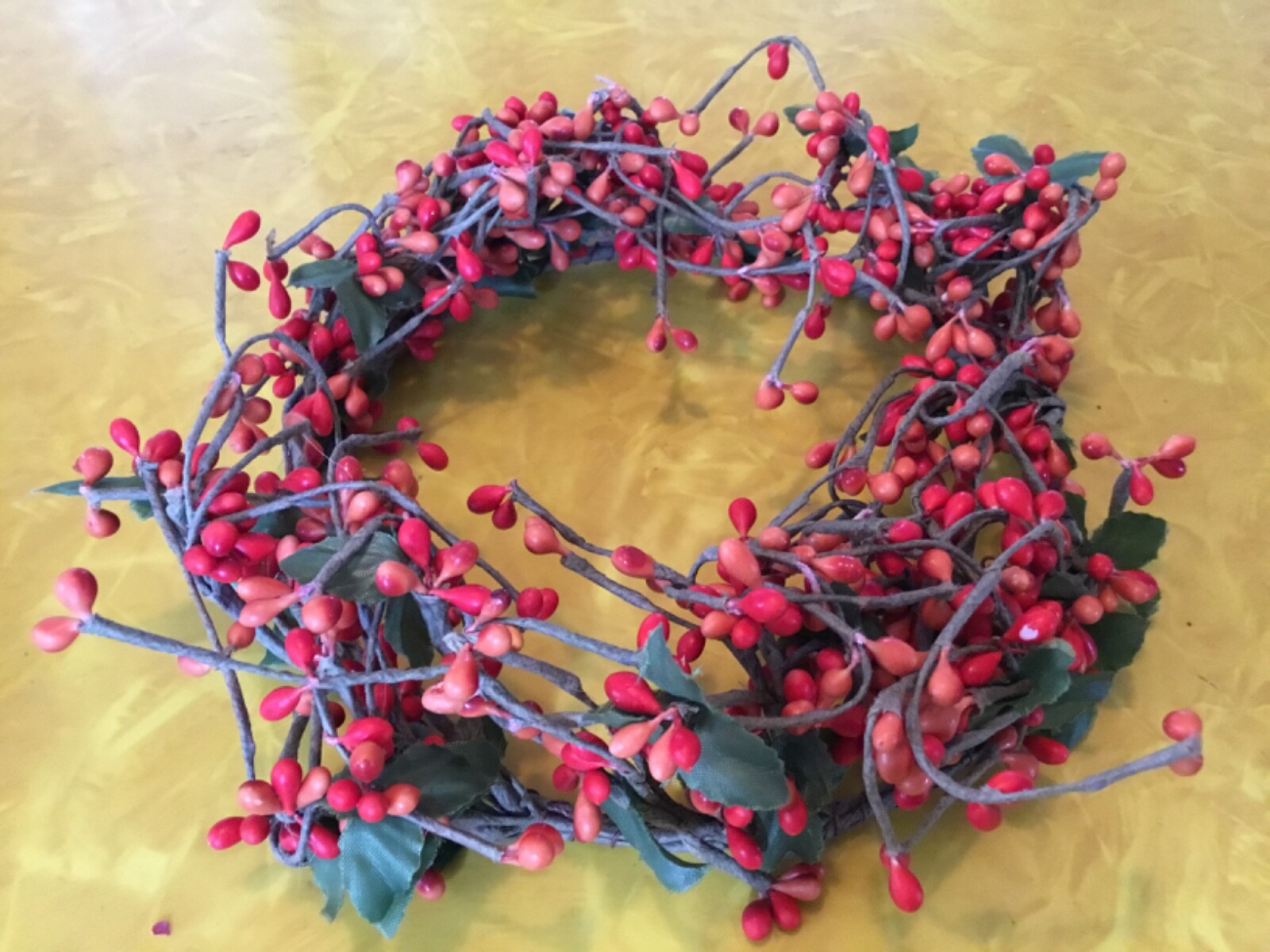 Pip Berry Candle Rings/Garland, Holiday Decor, Home Decor