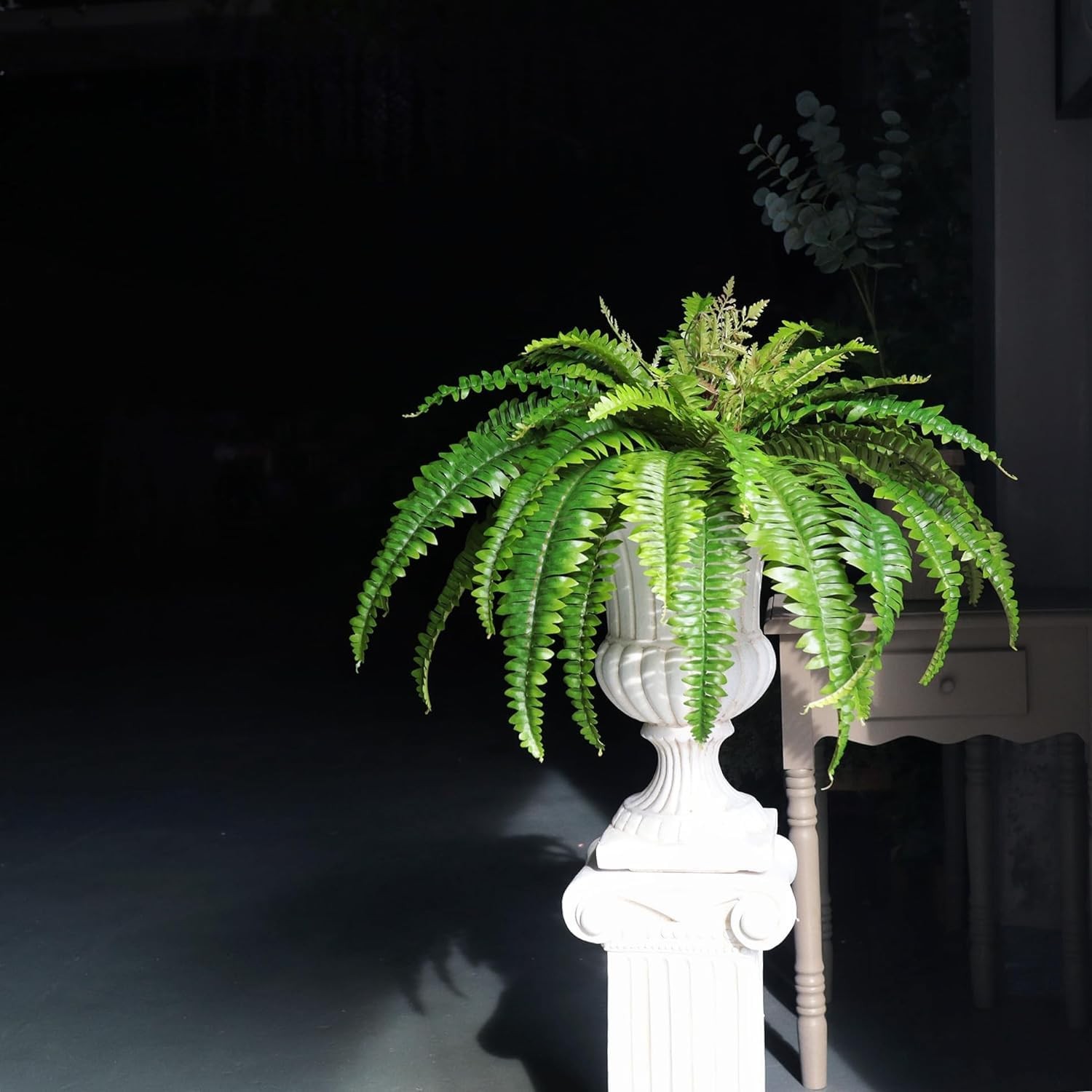 Artificial Ferns for Outdoors & Indoors, 40in Large Faux Ferns 39 Fronds Fake…