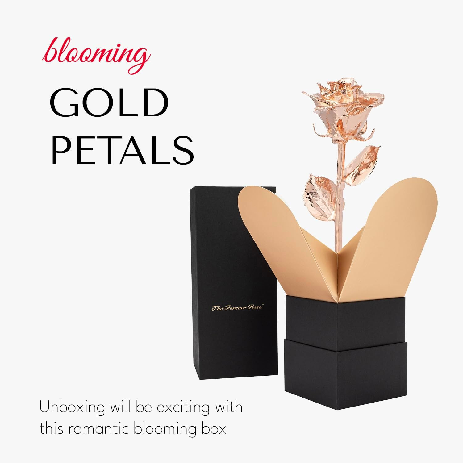 Bloom Box Bundle | a Genuine, One of a Kind Hand Dipped Rose Gold with Beautiful