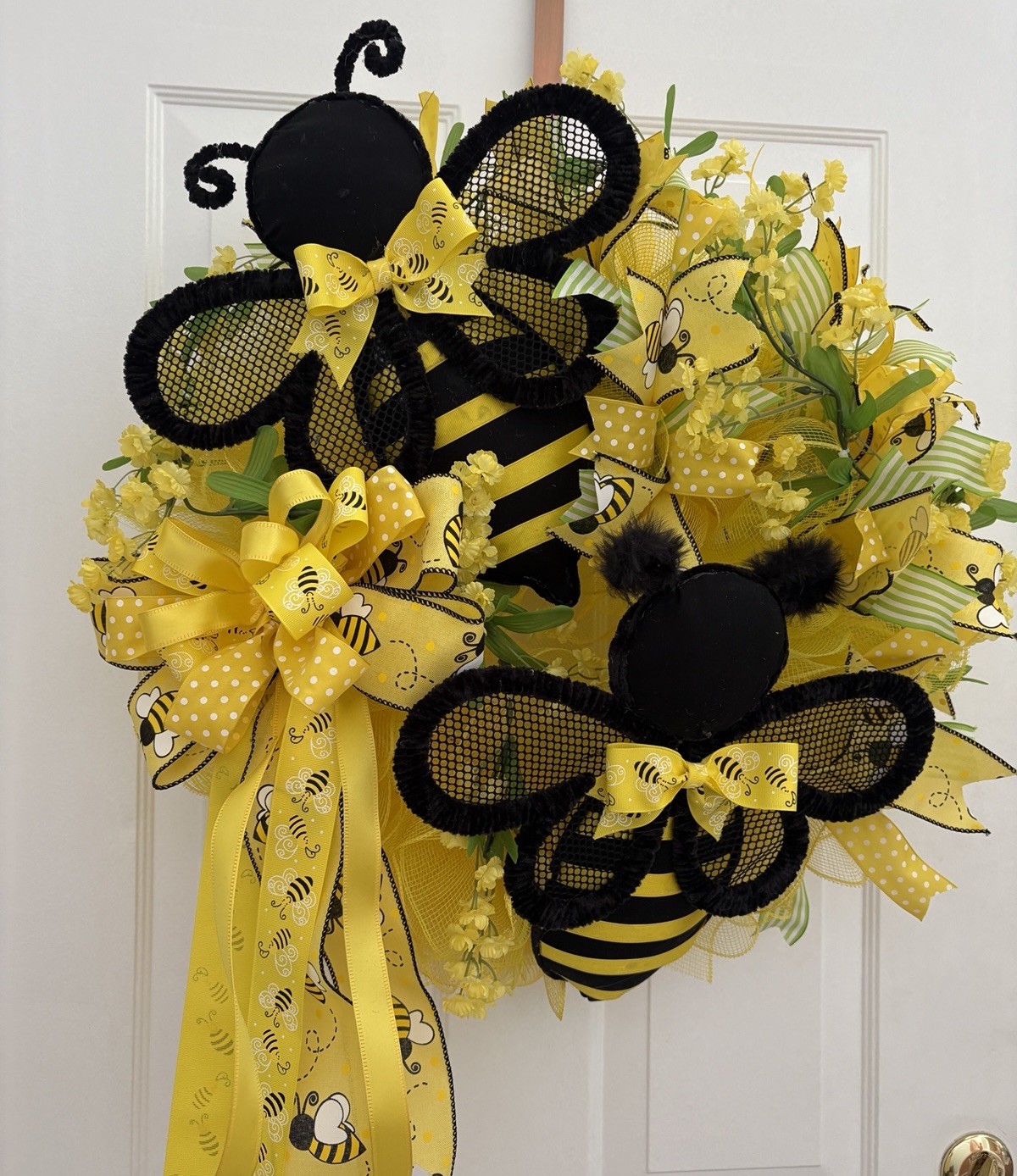 Bumblebee, Bug, Hanging Wreath, New, Home Decor, Wall/Door, Indoors/Outdoor.