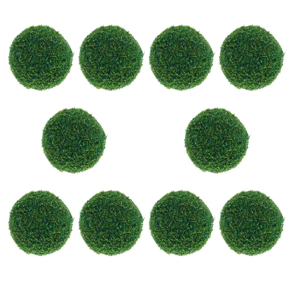10 Pcs Miniature Artificial Plant Spheres For Fairy Garden And Model Building