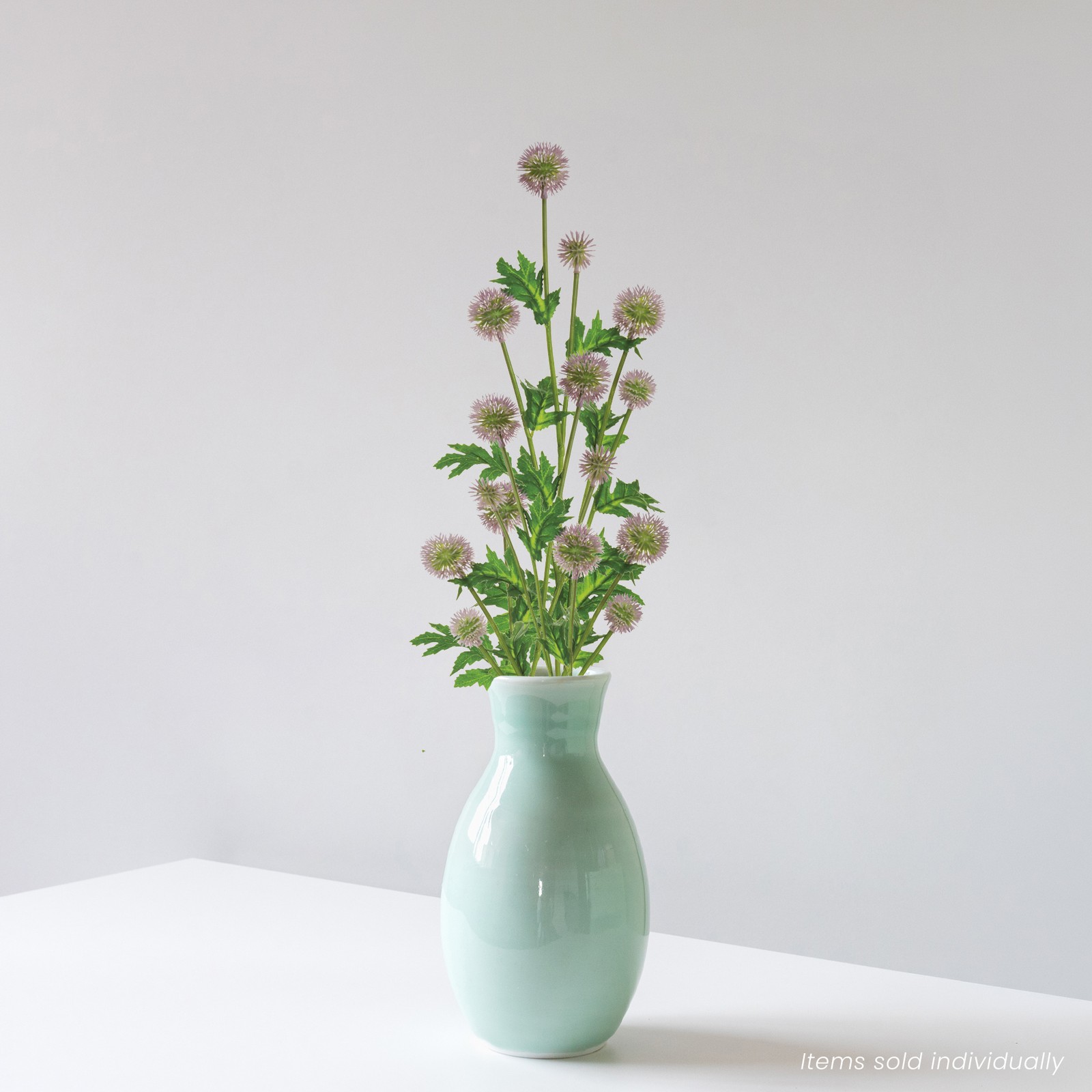 Allstate 28.25″ Lavender Globe Thistle Artificial Spray