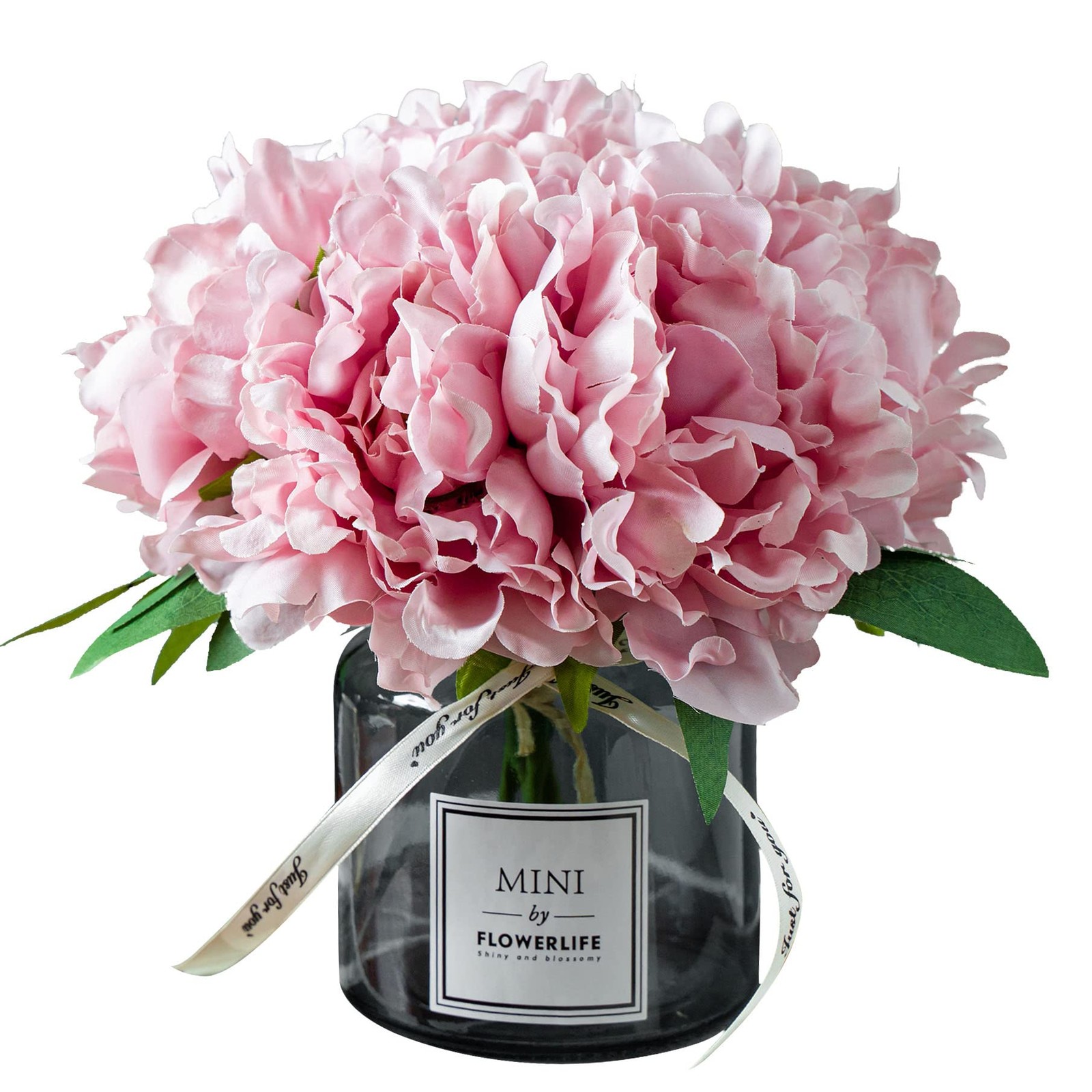 Artificial Flower and Glass Bottle Set, Isn Style, Suitable for Living Room, …