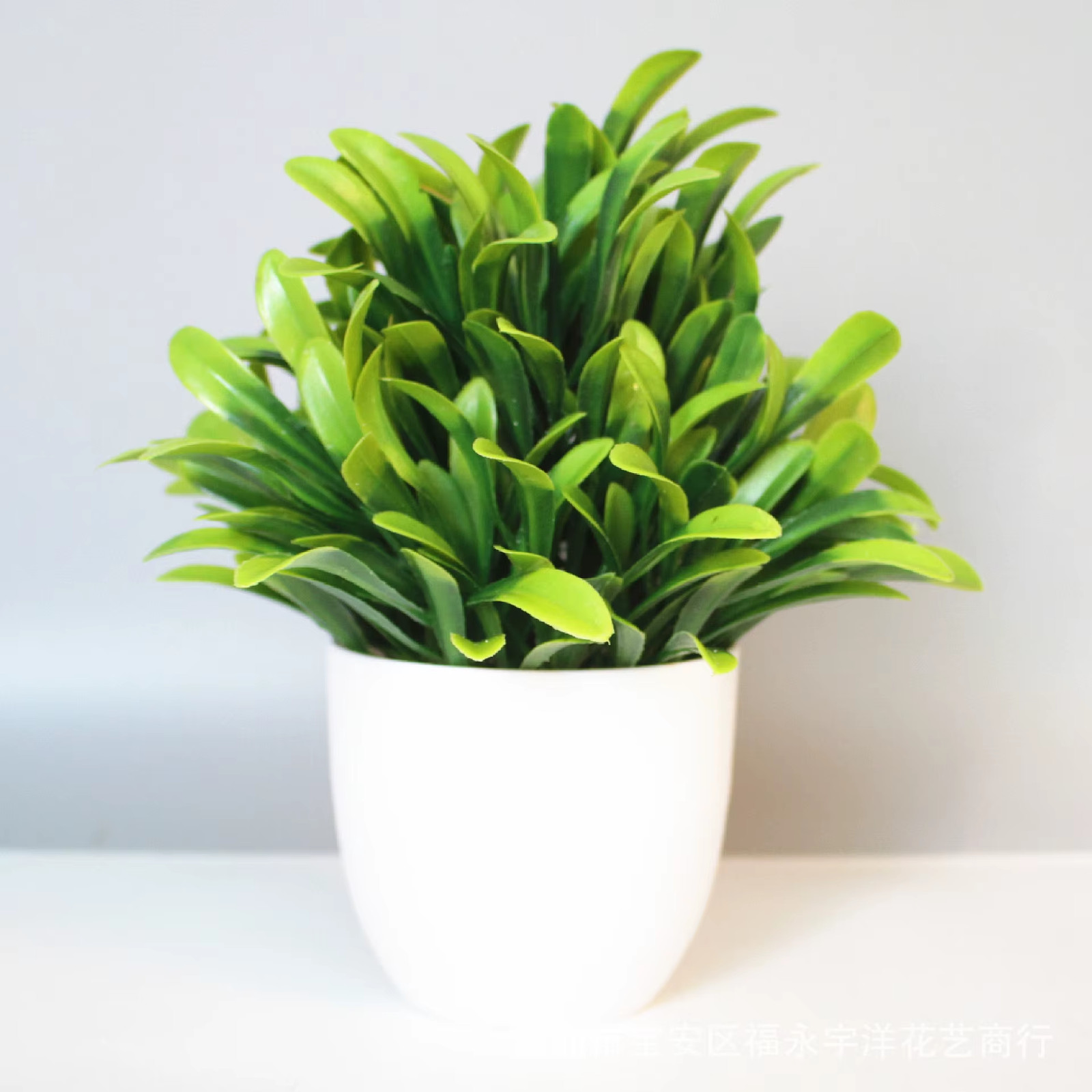 1PCS Artificial Potted Plant Scene Desktop Home Office Shelf Decor Tabletop Land
