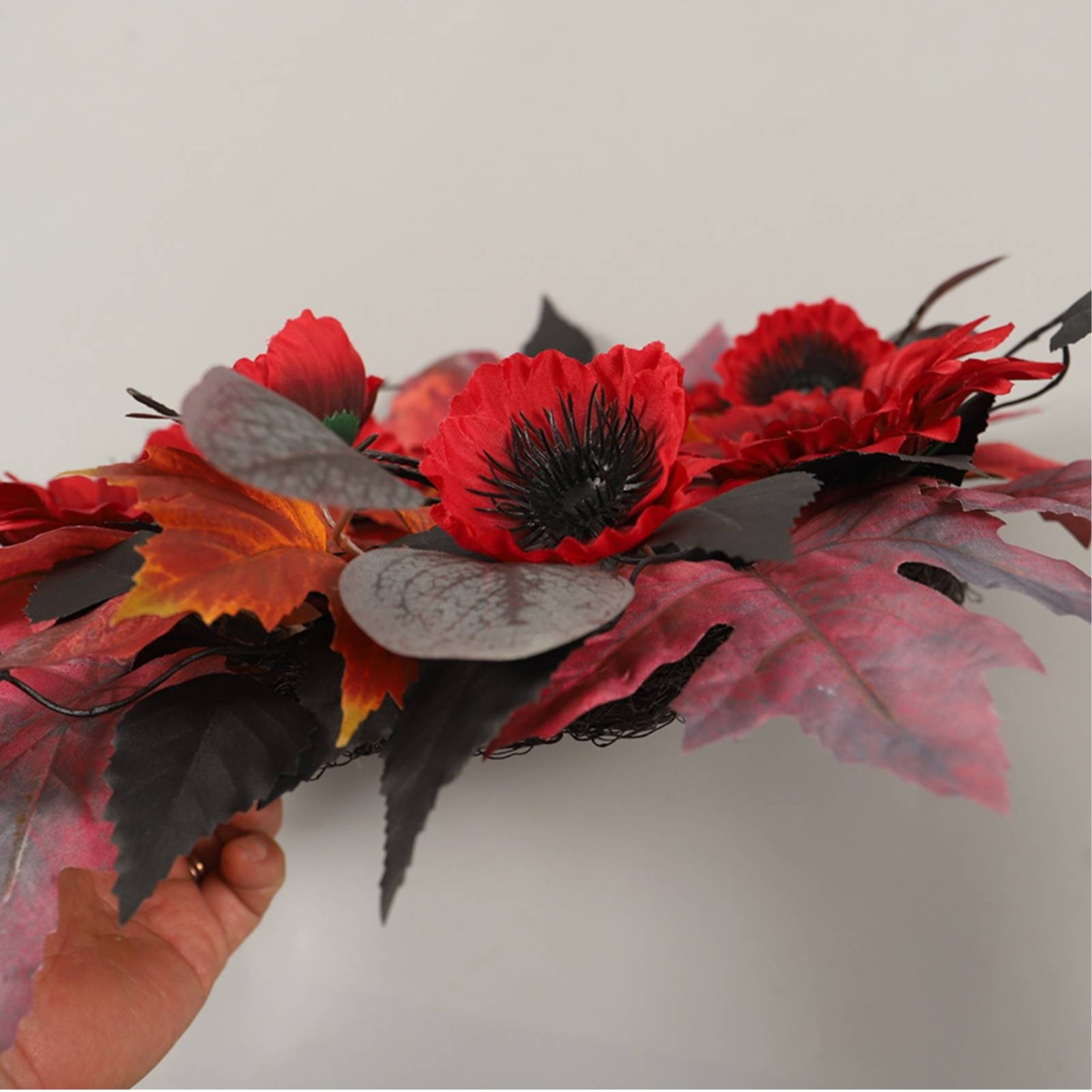 Wreath with Floral Wreath Layered Sunflower Wreath Dense for Thanksgiving