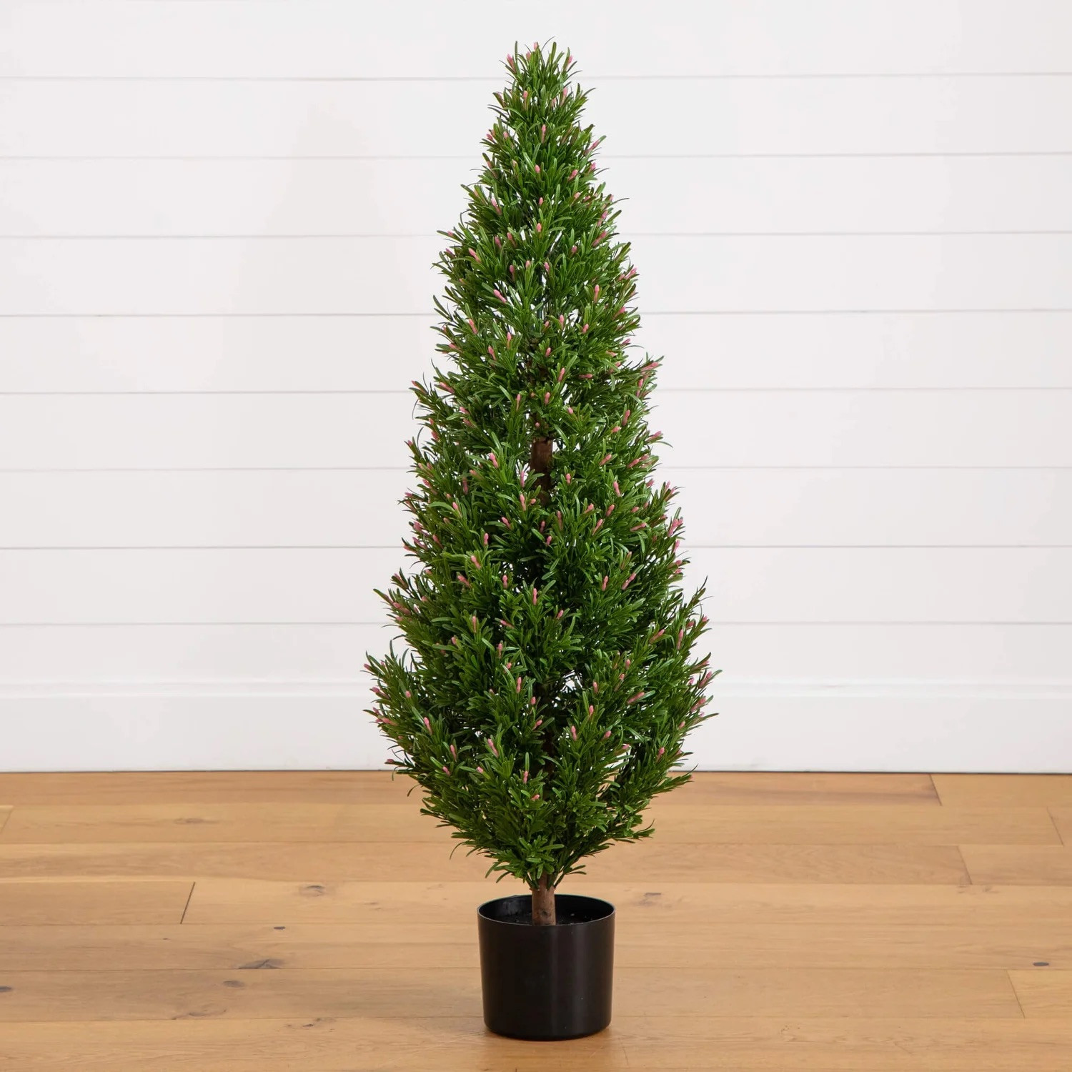 4’ UV Resistant Artificial Rosemary Cone Topiary Tree (Indoor/Outdoor)