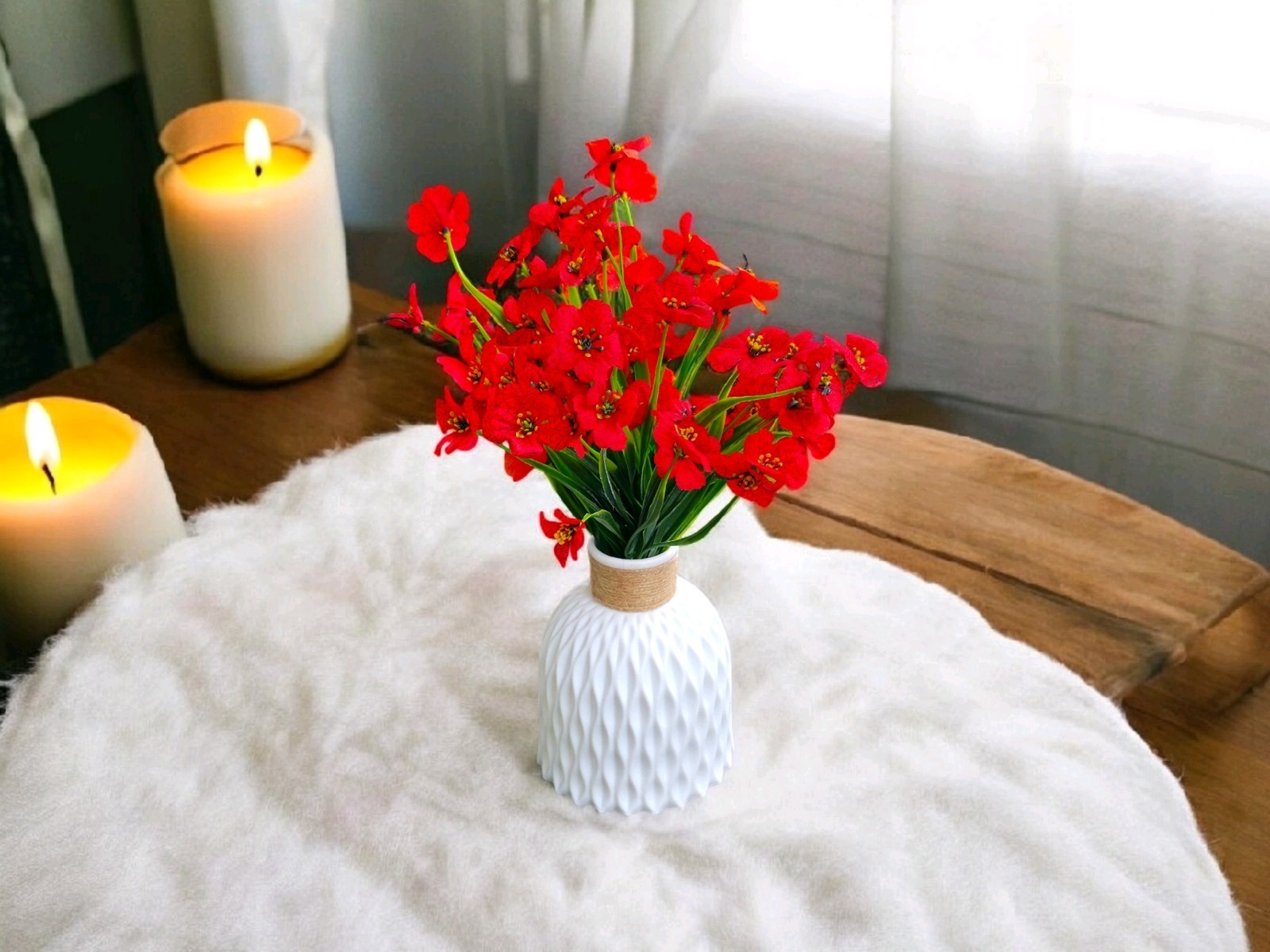24 Bundles Colorful Beautiful fantasy-style artificial flower (not realistic)