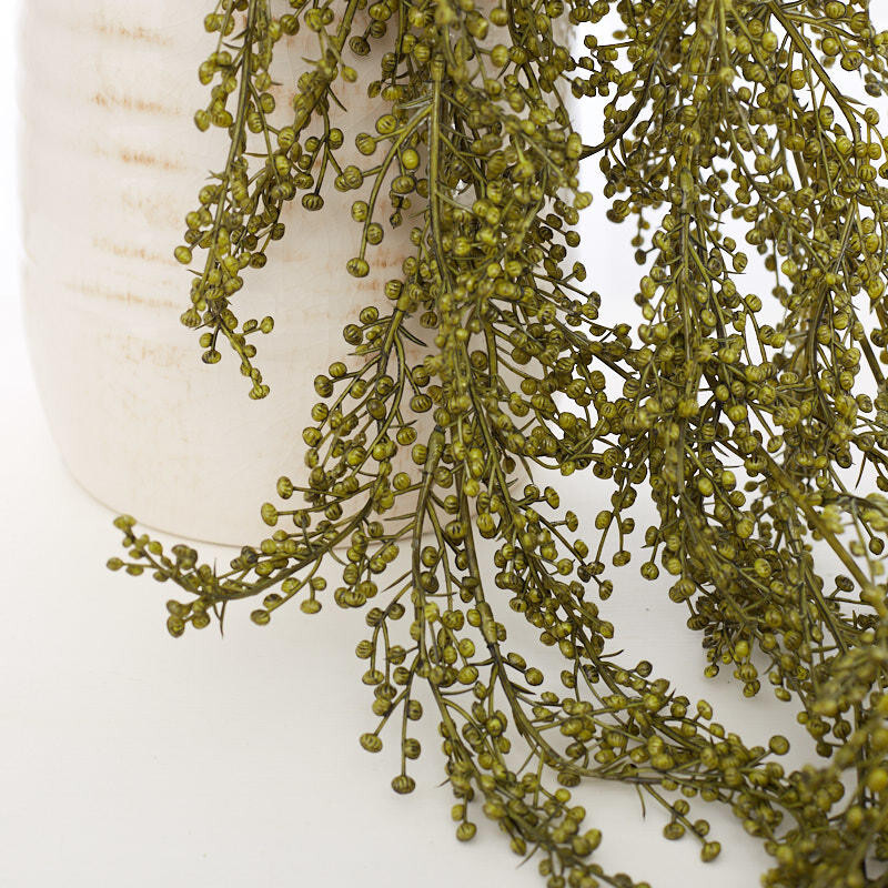 30″ Hanging Artificial Sedum Decorative Floral Bush
