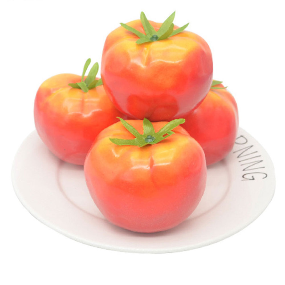 Simulated Tomato Models Lifelike Tomato Models Fake Tomato Figurines New