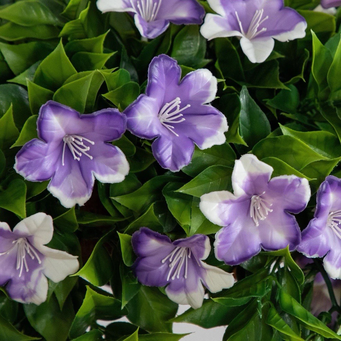 27” UV Resistant Artificial Azalea Hanging Basket Indoor/Outdoor