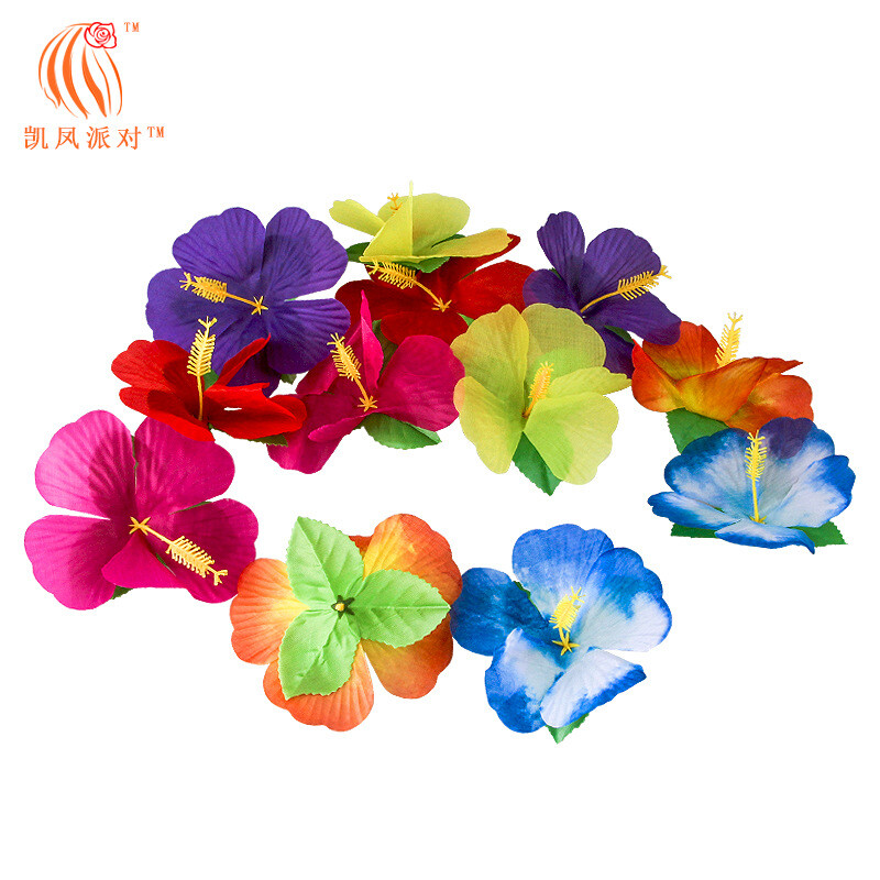 36 Pcs Fake Flower Tropical Party Decoration Supplies Artificial Flora Desktop
