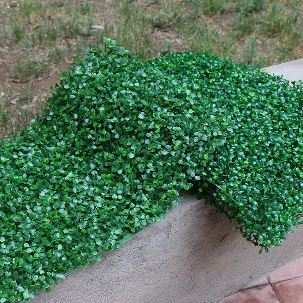 40x60cm Artificial Plant Walls Foliage Hedge Grass Mat Greenery Panels Fence