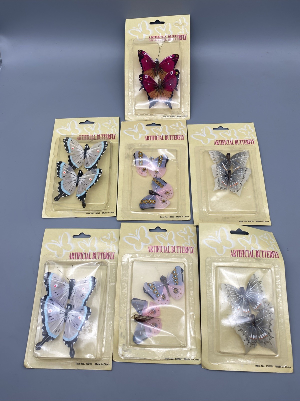 14 Artificial Butterflies Crafts Decor NEW SEALED – U Get 14 Butterfly