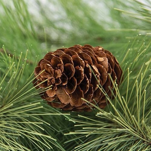 New PRIMITIVE PINE GARLAND Green Farmhouse 6′ Trailing ARTIFICIAL CHRISTMAS