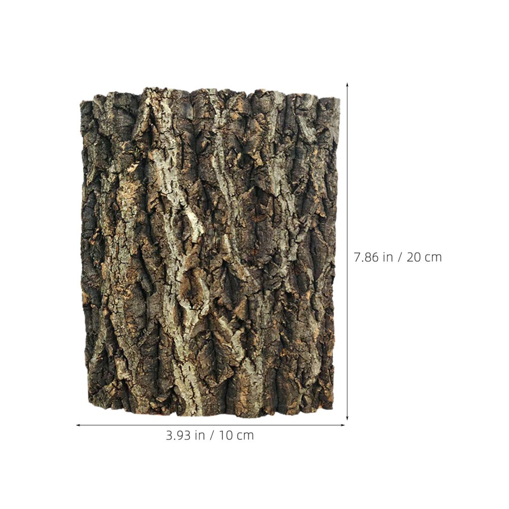 5Pcs Reusable Cork Bark Panels for Terrarium Lizard Climbing Wall Decor Brown