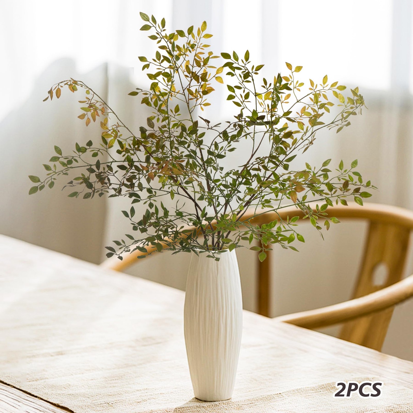 Fake Plants Eucalyptus Stems,Plastics Ficus Stems for Vase Artificial Plants,…