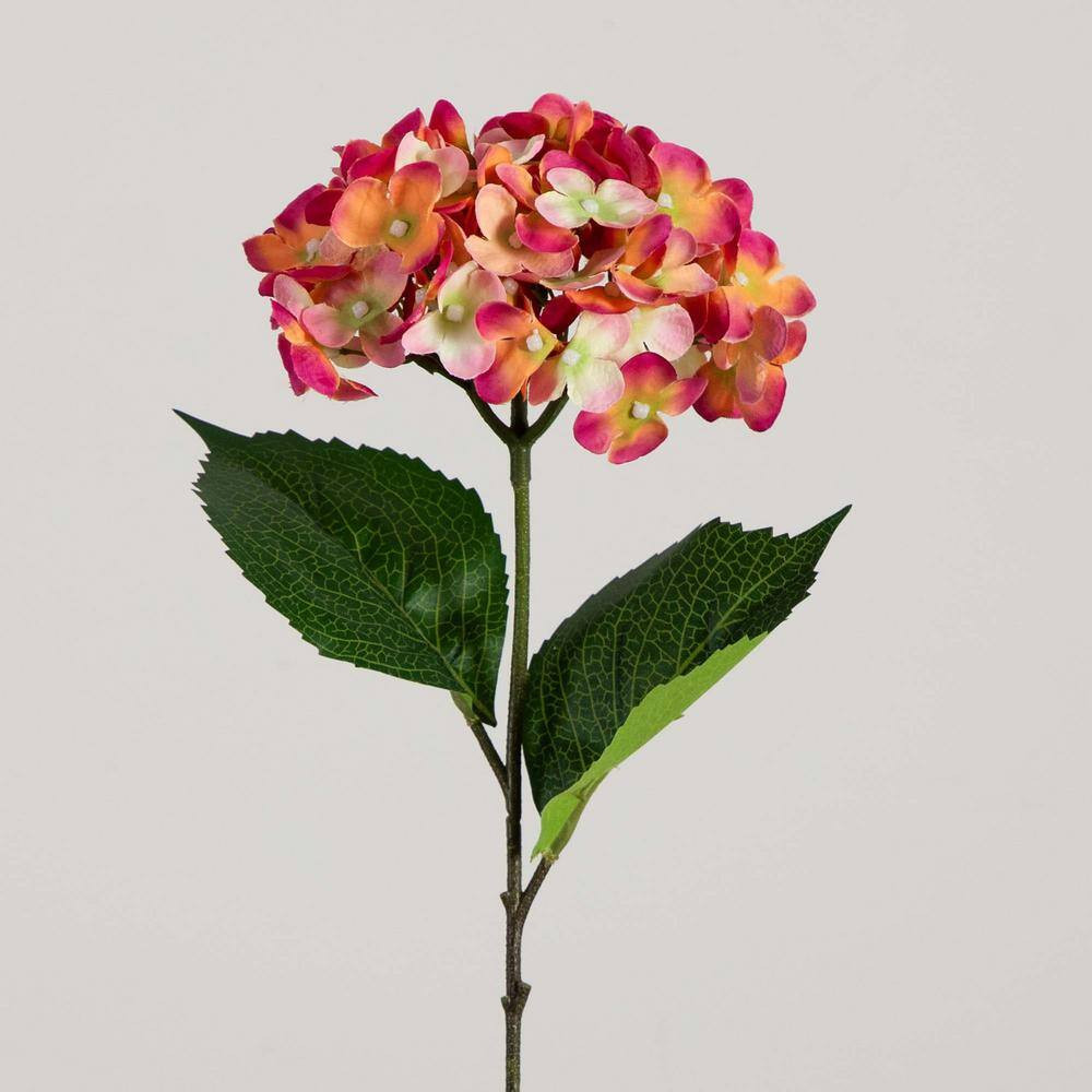 20 In. Artificial Hydrangea Flower Stems, Set of 3