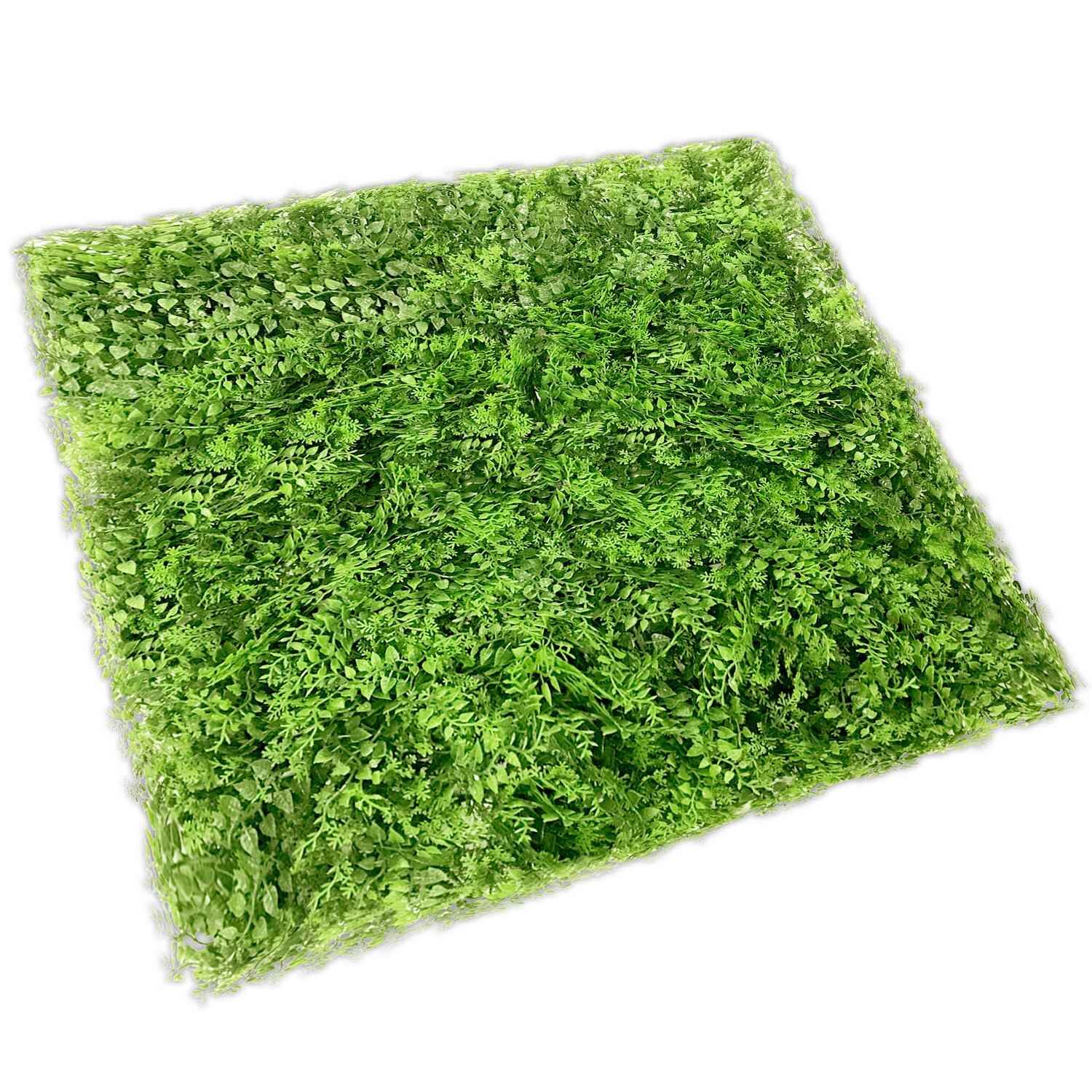 20″x20” Artificial Green Fern Mat Wall Hedge Decor Privacy Fence Panel Grass