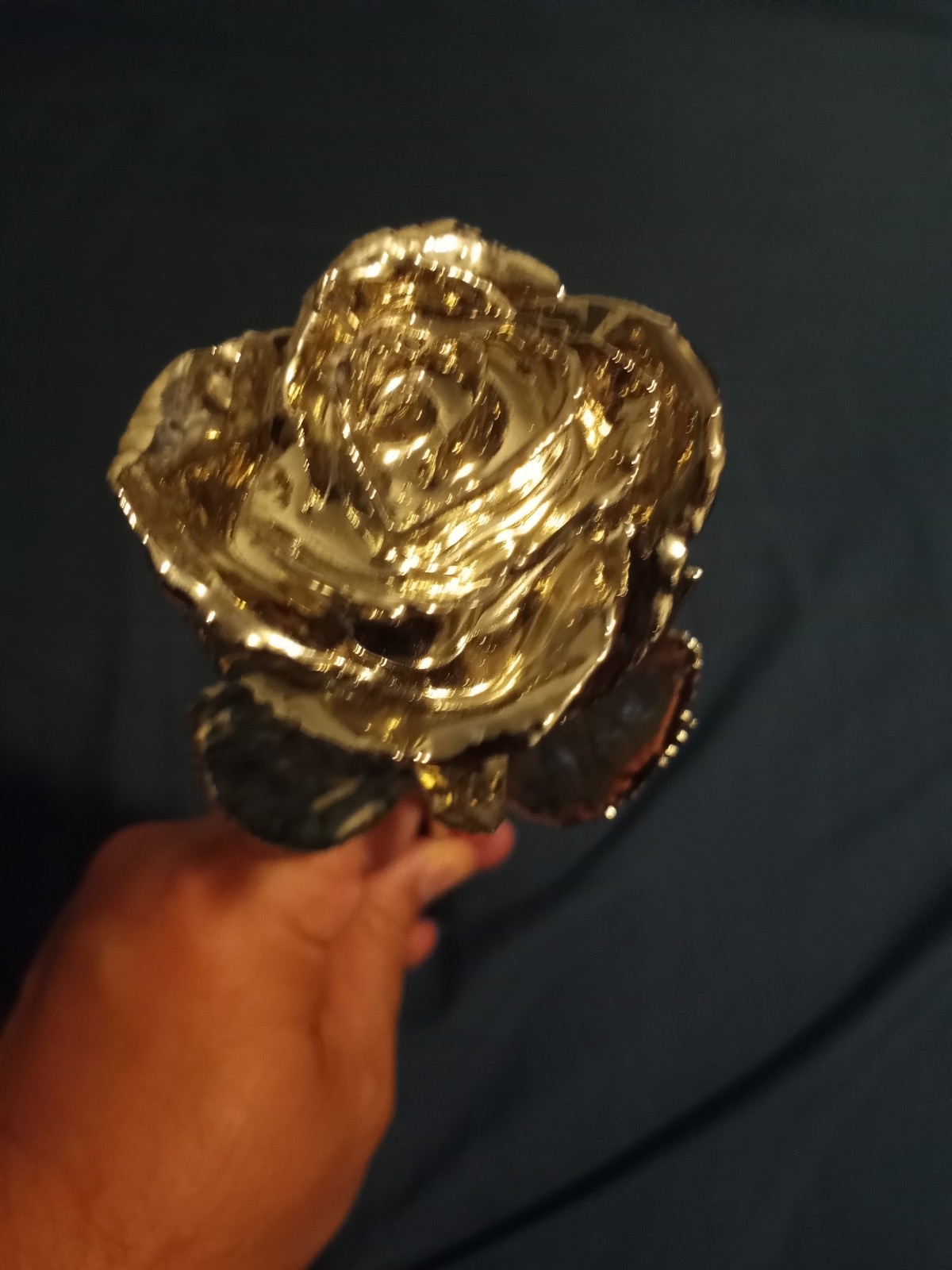 Real Live Rose Dipped In Silver Jewelry Decor Prom Wedding Pictures Fantasy Art
