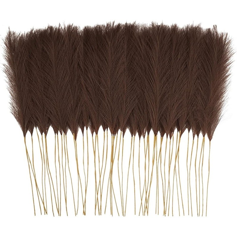 50 Artificial Pampas Grass Stems Natural Decor Centerpieces Home Decorations New