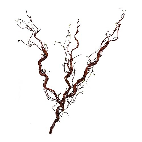 63″ Faux Tree Trunk Branch Wall Hanging Grape Vines Spooky Decor | Artificial