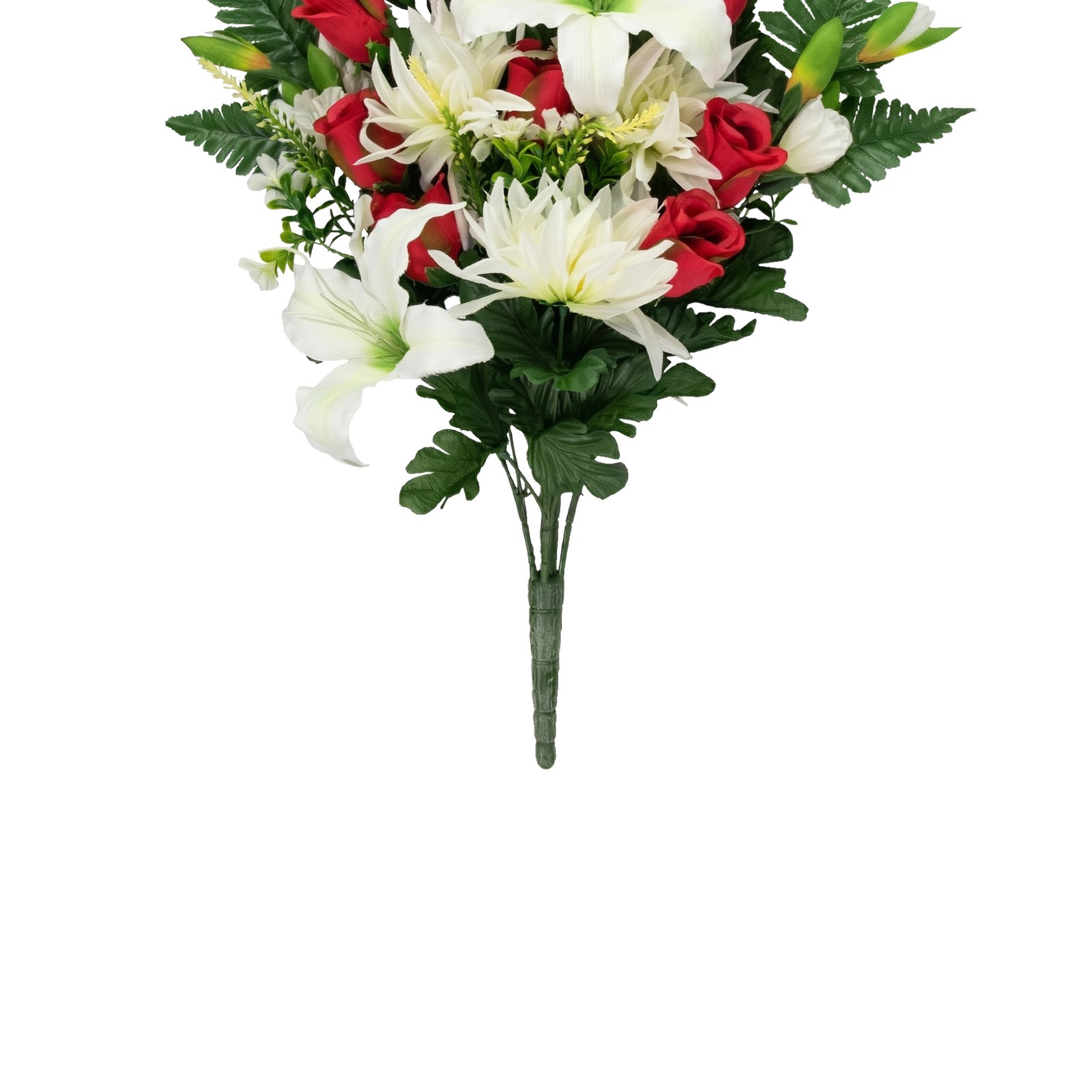 Allstate 26″ Dahlia, Lily and Rose Artificial Silk Floral Half Bouquet