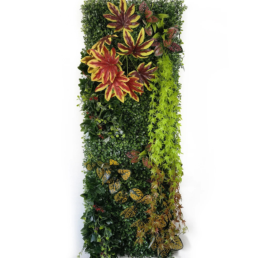 40x120cm Artificial Plant Wall Chlorophytum Grass Garden Wedding Decor Panel