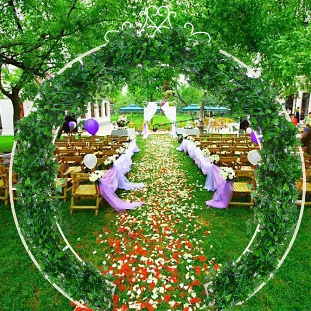 Artificial Ivy Vine Fake Foliage Flower Hanging Leaf Garland Plant Party 24X 2M