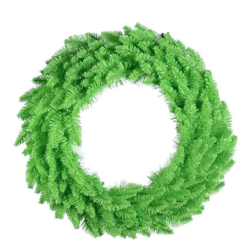 Vickerman 30″ Fir Dura-lit LED Artificial Christmas Wreath in Lime Green