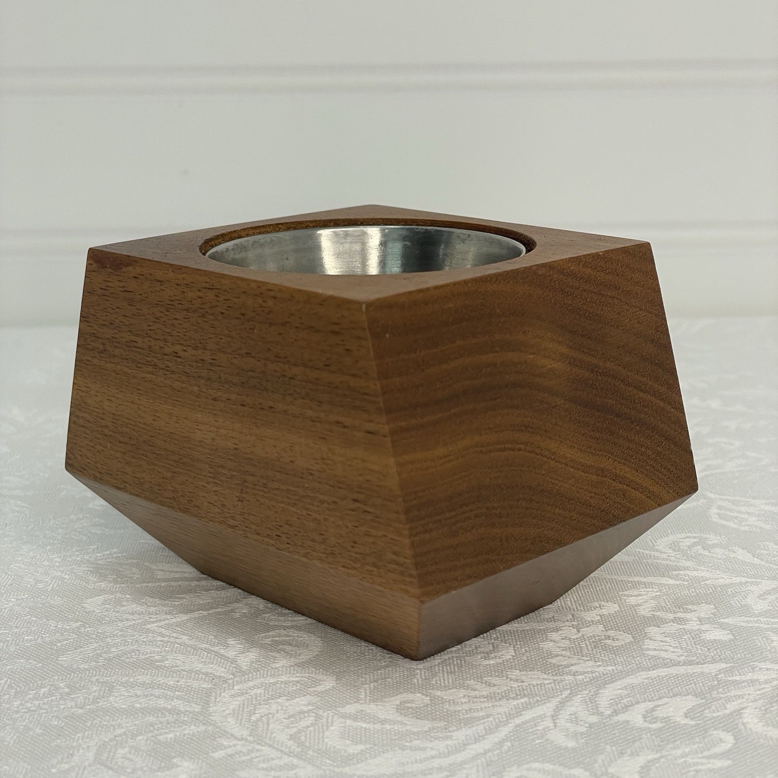 Revolution Design House Box Car Planter Walnut w/ Stainless Steel Planter Insert