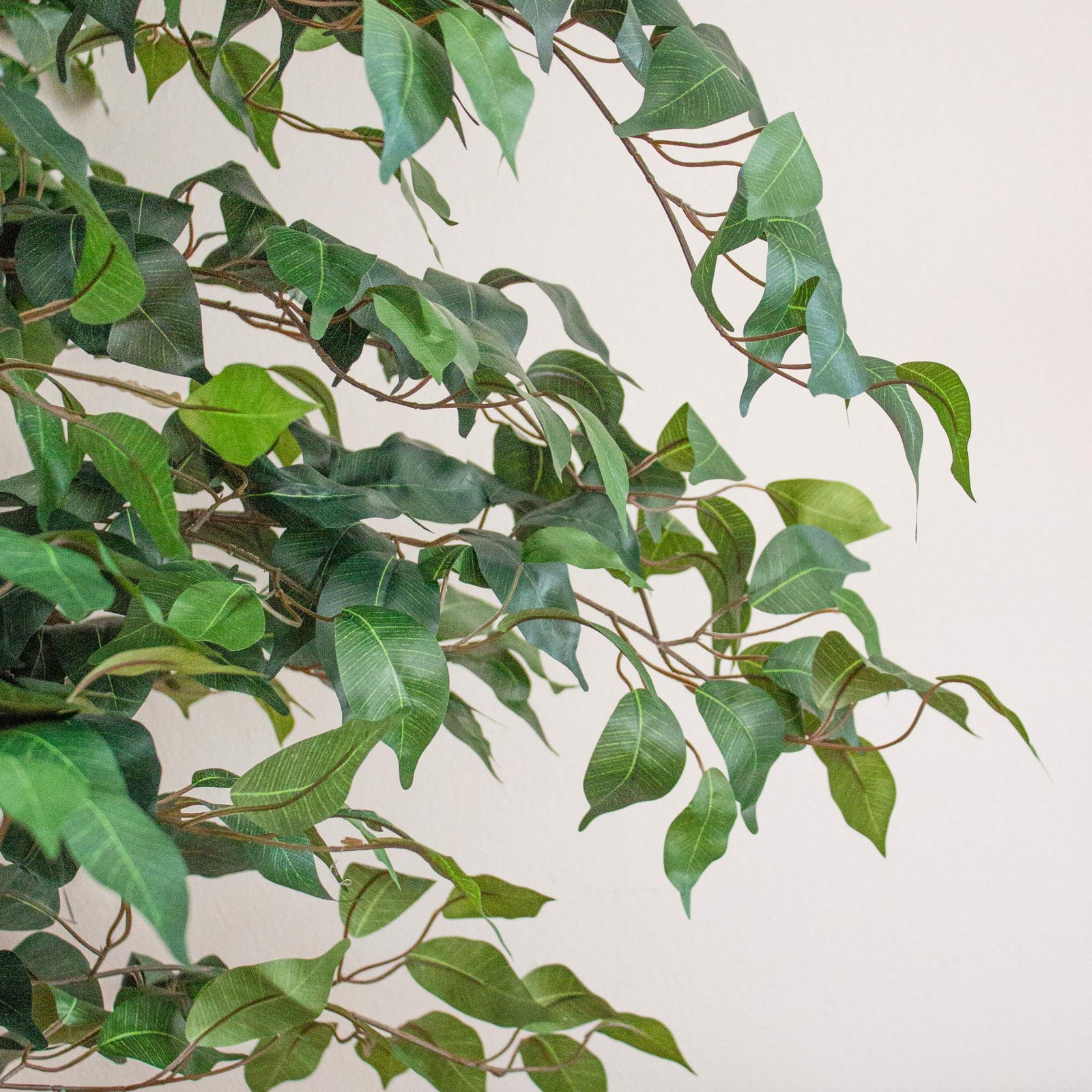 7Ft Green Artificial Ficus Tree Lifelike Home Decor Perfect Indoor Accent