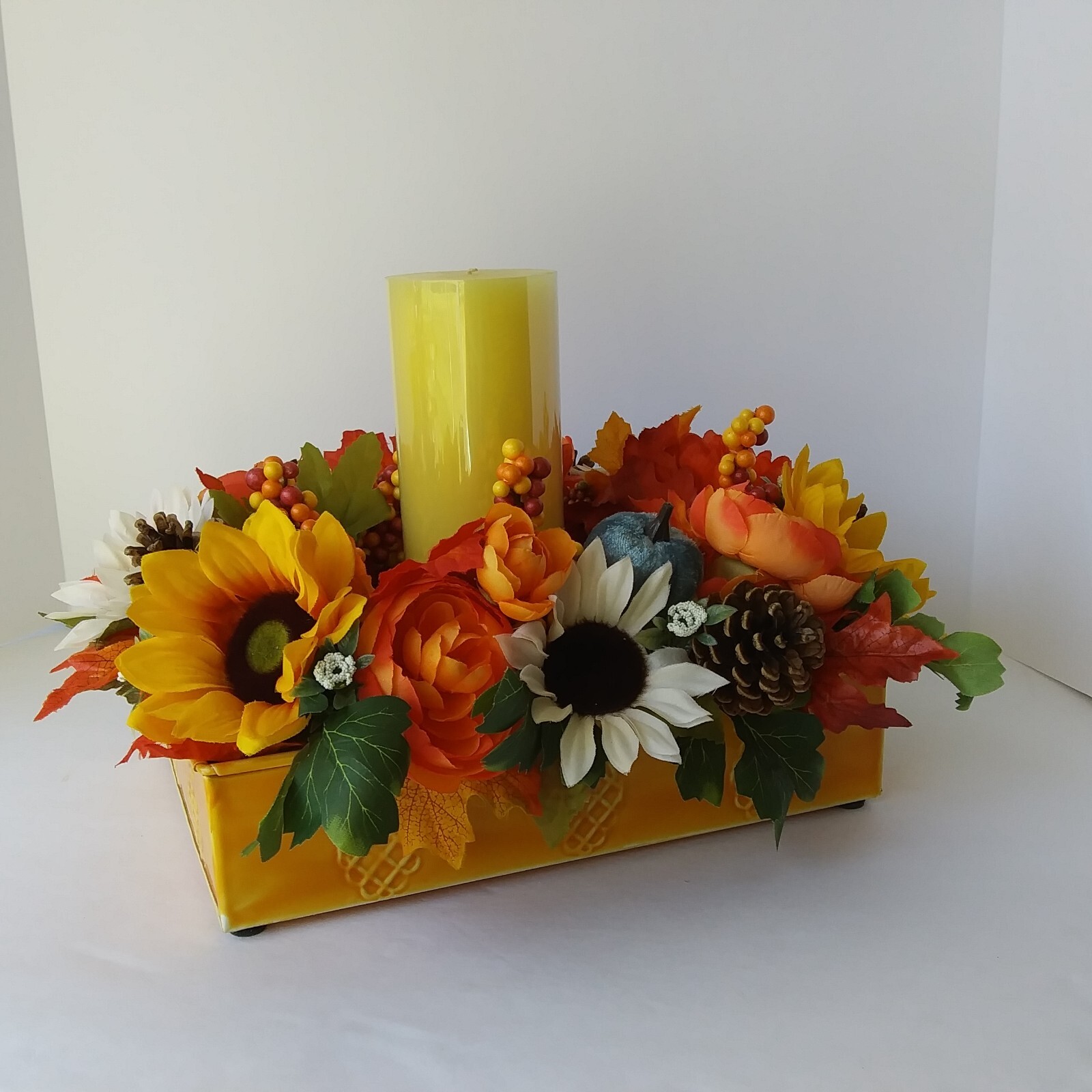 HandmadeThanksgiving Floral Centerpiece Fall Floral Arrangement Fall Decor