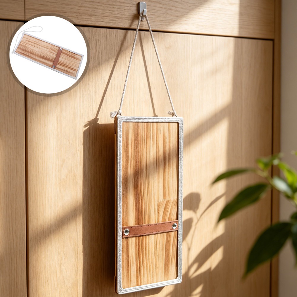 Wooden Flower Wall Decor, Rustic Wall Hanging Plaques for Artificial Flowers,