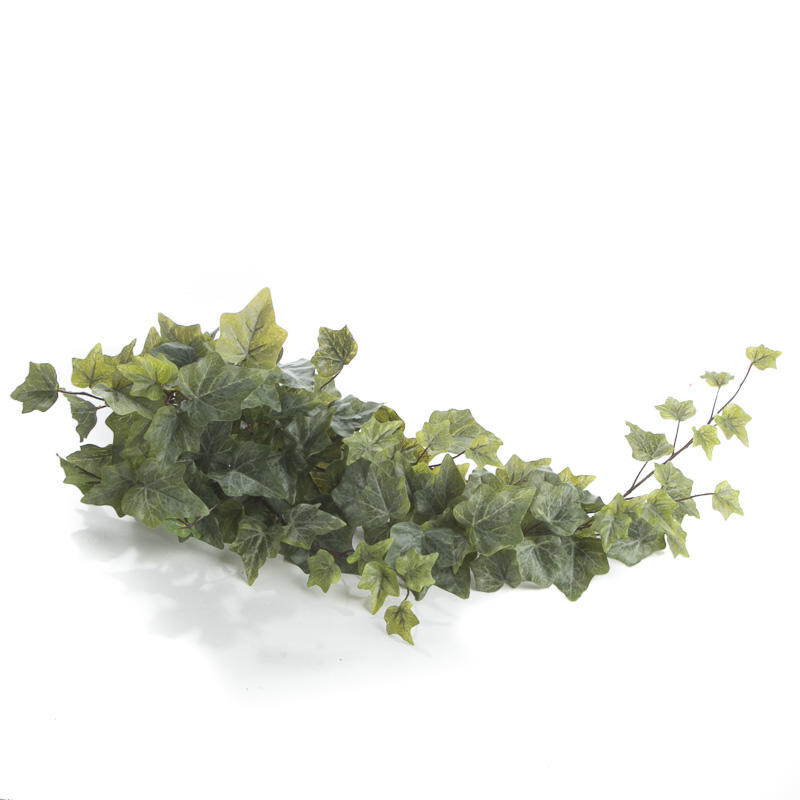Artificial 30″ Long Real Touch Cascading Flocked Ivy Bush