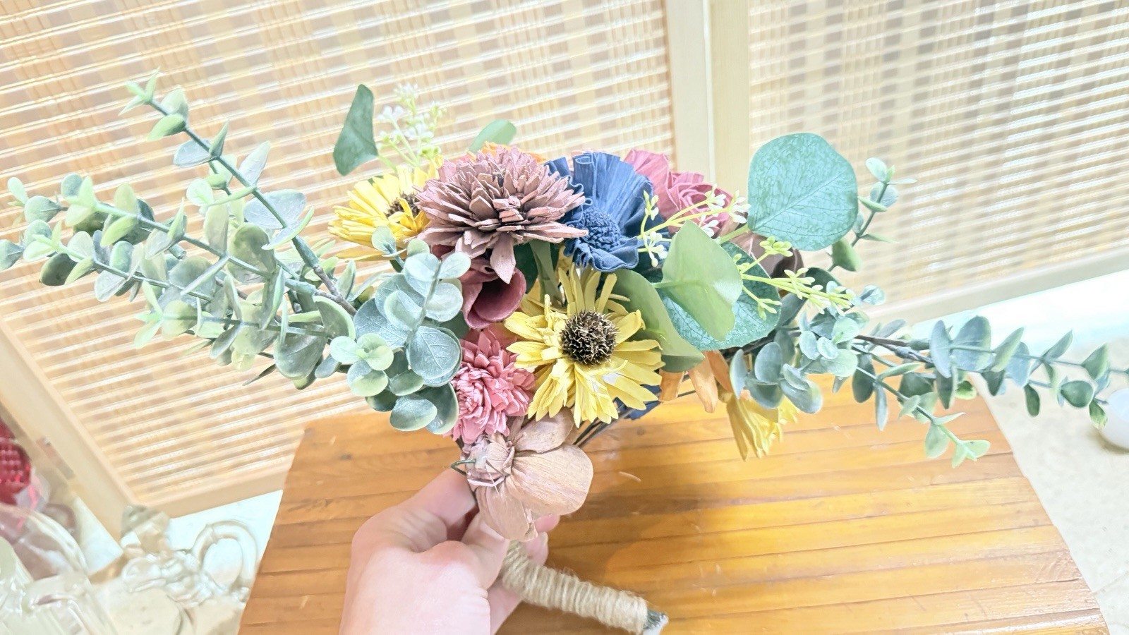 Craft Wood Flower bouquet, BEAUTIFUL
