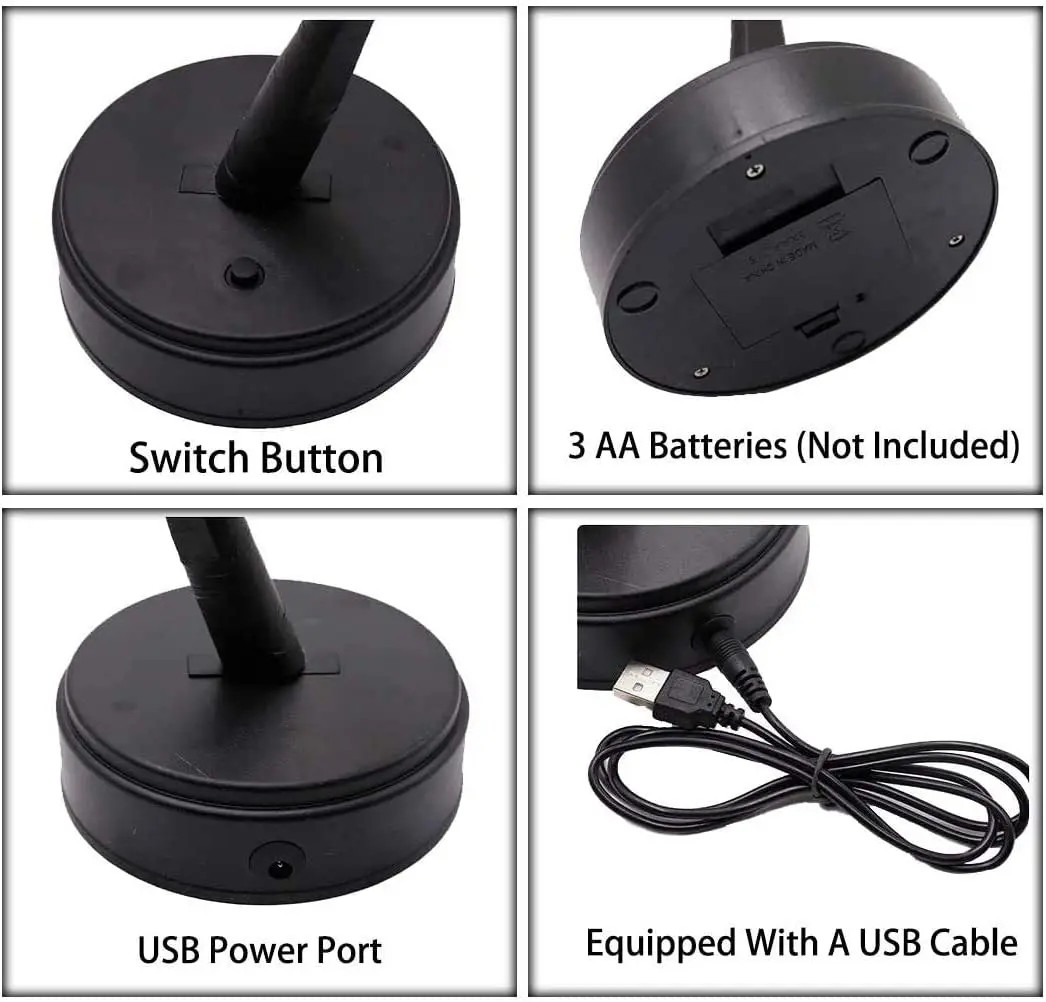 Table Tree Night Light USB/Battery Powered Touch Switch Artificial Bonsai Cherry