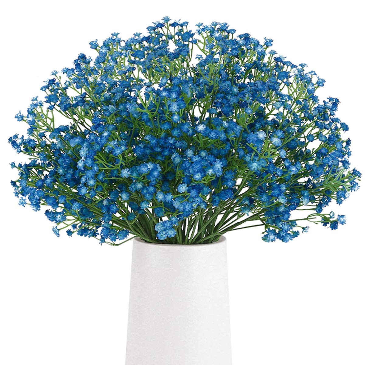 Artificial Baby Breath Flowers Fake Gypsophila Bouquet Dark Blue 12 PCS
