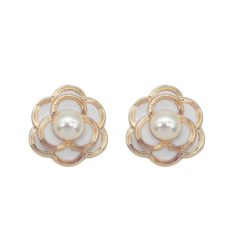 2 Piece Lovely Enameled Floral Headphone Accessory Perfect For Gift Giving