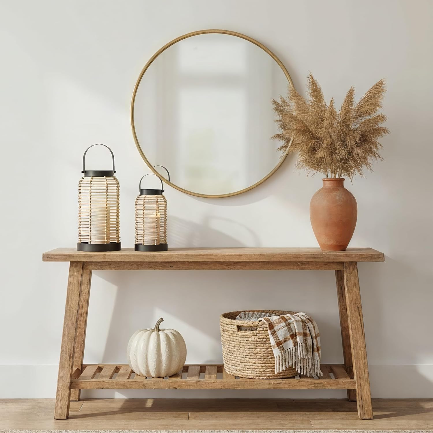 Natural Rattan Boho Lanterns – Handcrafted Chic Decor to Enhance Your Home