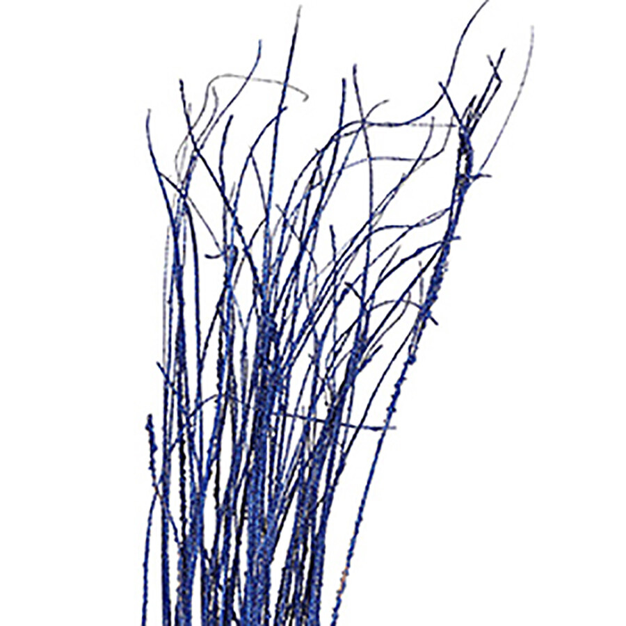 Sparkle Glitter Wispies Pack of 20 Stems 36in Aqua Blue