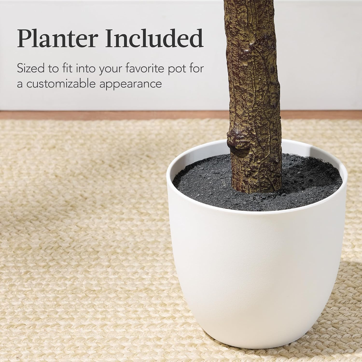 5Ft Artificial Olive Tree, Lifelike Faux Tree W/Planter Pot, Indoor Home Office
